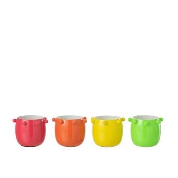 Theelichthouder cactus ijzer mix small assortiment van vier