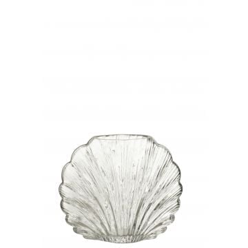 Vaas schelp glas transparant small