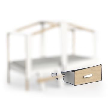 Opberglade voor bedhuisje Cabane | 97,7 x 86,4 x 40,7 cm | Wit