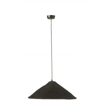 Hangende lamp hoed moonj gras zwart small