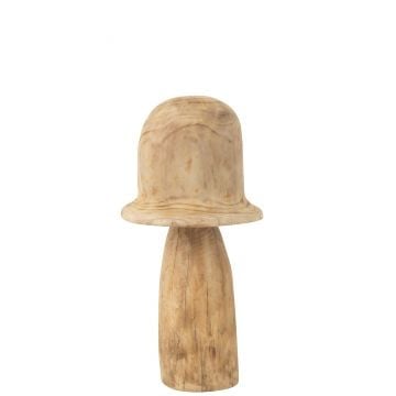Paddenstoel stolp naturel large