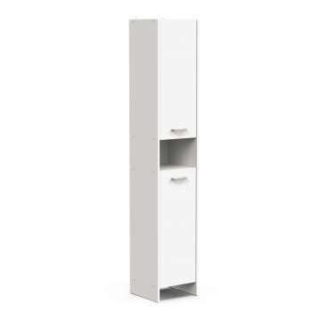 Kolomkast Coralie | 34 x 32,8 x 186,2 cm | Wit