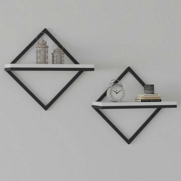 Moderne Witte Wandplankenset - Woody Fashion | 18mm Melamine