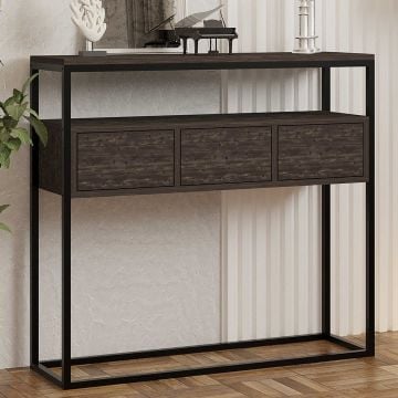 Console Woody Fashion | 100% Melamine | Antraciet