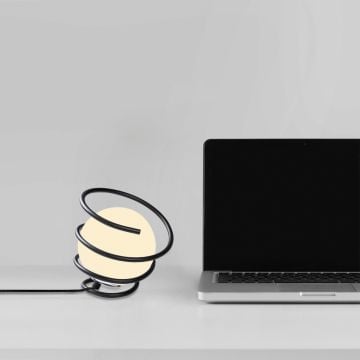 Wandlamp Sheen | IJzeren behuizing | 20x20x20cm | Zwart