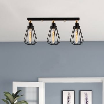 Moderne Zwarte Kroonluchter Noor | 66cm Diameter | Metalen Behuizing