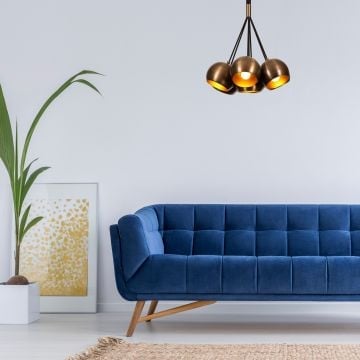 Strakke en moderne kroonluchter | Moderne decoratieve verlichting | Vintage kleur