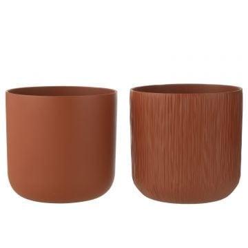 Bloempot gen keramiek bruin extra extra large assortiment van
