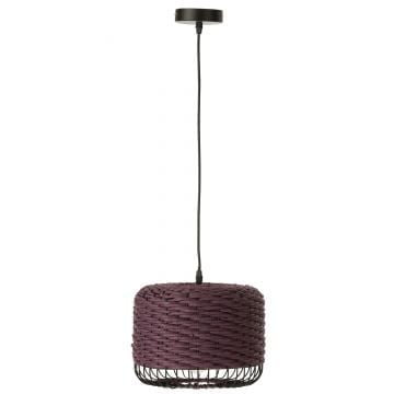 Plafondlamp metaal paars