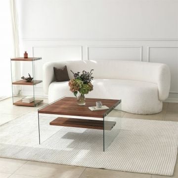Salontafel Woody Fashion | 75 x 75 x 40 cm | Natural-design