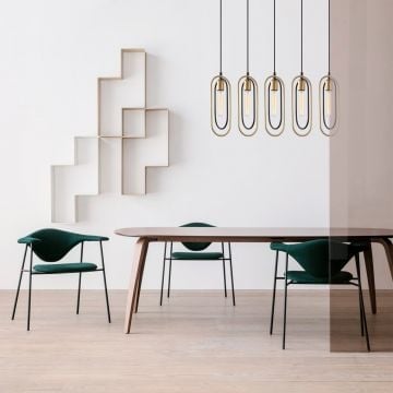 Tatum kroonluchter | metalen behuizing | verstelbare hoogte