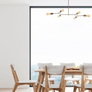 Vintage ijzeren Tatum kroonluchter 95x48cm | IP20
