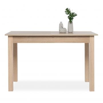 Uitschuifbare eettafel Coburg 120/160 - eik