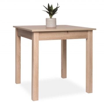 Uitschuifbare eettafel Coburg 80/120 - eik