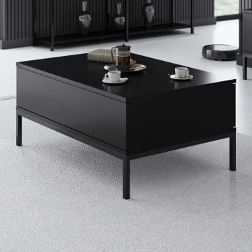 Moderne zwarte salontafel | Woody Fashion.