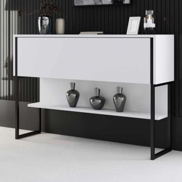 Dressoir Woody Fashion - 120x30x80cm - wit