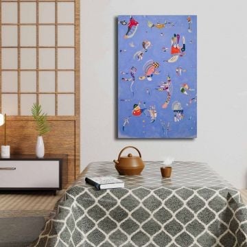 Multicolor Vasili Canvas Schilderij | 100% Houten Kader