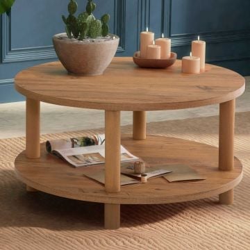 Dora Salontafel | 100% Melamine Gecoat | Atlantic Pine