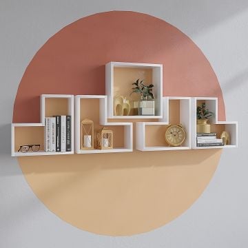 Elegance Wandplank 180x59 cm | Wit