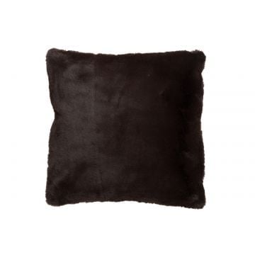 Kussen cutie polyester donkerbruin
