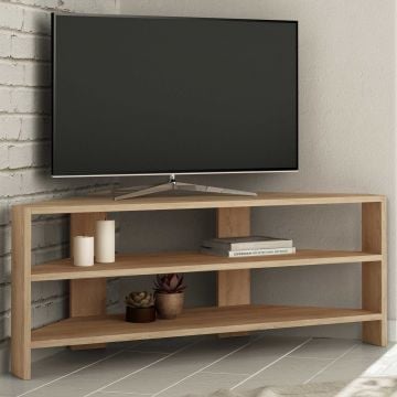 Woody Fashion TV-hoekmeubel | 100% Melamine | Eik | 114x45x36cm