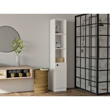 Modern Wit Badkamermeubel - Woody Fashion - 100% Melaminegecoat