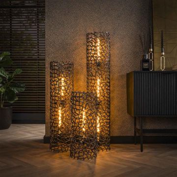 Staande lamp Branch 122 cm-zwart nikkel