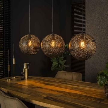Hanglamp Zeppos 115 cm-Artic black