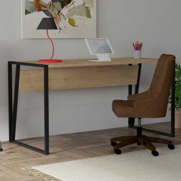 Modieus Bureau | 140 x 70 x 74 cm | Sapphire Oak Black