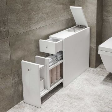 Toiletkast Clarence-wit