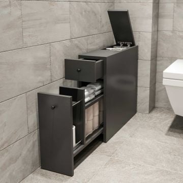 Toiletkast Clarence-antraciet