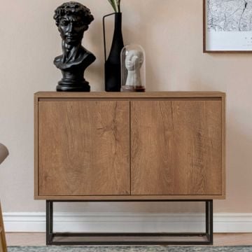 Saffier Console | 18 mm spaanplaat | Metalen poten