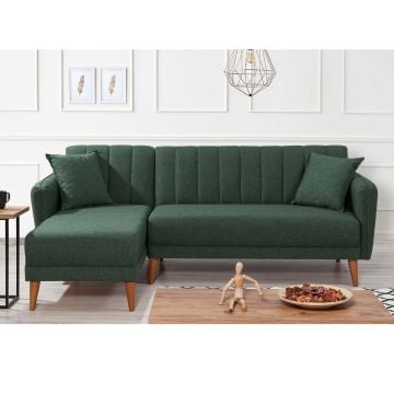 Atelier Del Sofa Hoekbank in Donkergroen