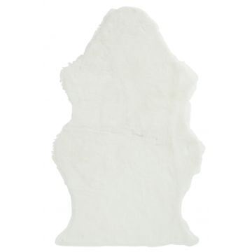 Vloermat schaap nepbont wit