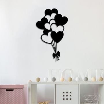 Tanelorn Decoratieve Metalen Wandaccessoire - 100% Metaal, Zwart