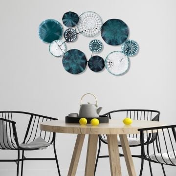 Tanelorn Decoratieve Metalen Muurkunst - Veelkleurig