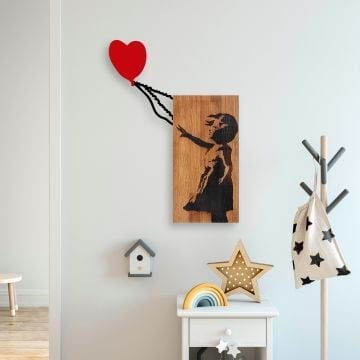 Tanelorn Decoratief Wandaccessoire | 100% Hout | Walnoot Zwart