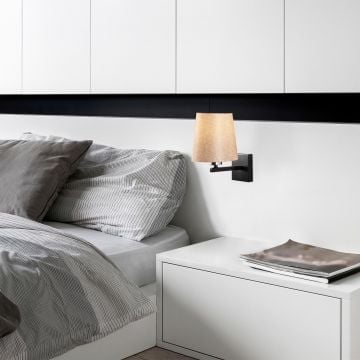 Opviq Hanglicht | Diameter: 18 cm | Ijzeren Behuizing | Nikkel-Crèmekleur