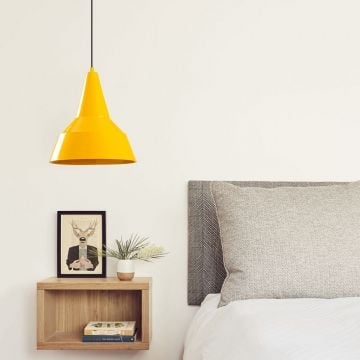 Opviq Kroonluchter | Metalen Behuizing | 30 cm Diameter | 131 cm Hoogte | Verstelbare Hoogte | Geel Goud