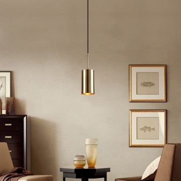 Opviq Metalen Kroonluchter | 9cm Diameter | 124cm Hoogte | Verstelbare Hoogte