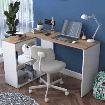 Locelso Bureau | 120cm Breedte | Eiken Wit