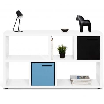 Sidetable Berkeley 6 vakken - wit