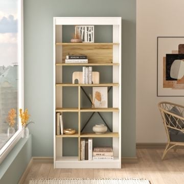 Tweede kans Boekenplank Yardley | 18mm Gemelamineerd | Eiken Wit