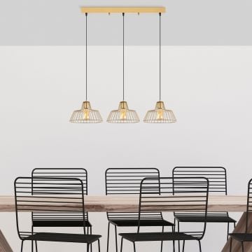 Fulgor Hanglamp | Diameter: 30 cm | Metalen Behuizing | In hoogte verstelbaar | Goud