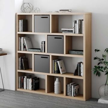 Opbergrek Berkeley 150 cm 4 niveaus - eikfineer