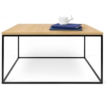 Salontafel Gleam 75x75 - eik/staal