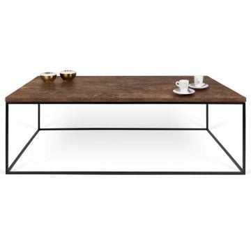 Salontafel Gleam 120x75 - roest/staal