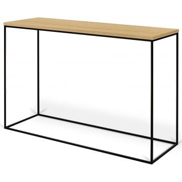 Sidetable Gleam 120cm - eik/staal