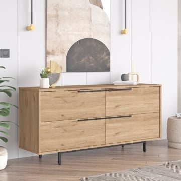 Moderne Walnoot Console Tafel 18mm | Woody Fashion