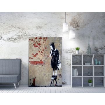 Barnes Ingelijst Canvas Schilderij | Veelkleurig | 70x100 cm